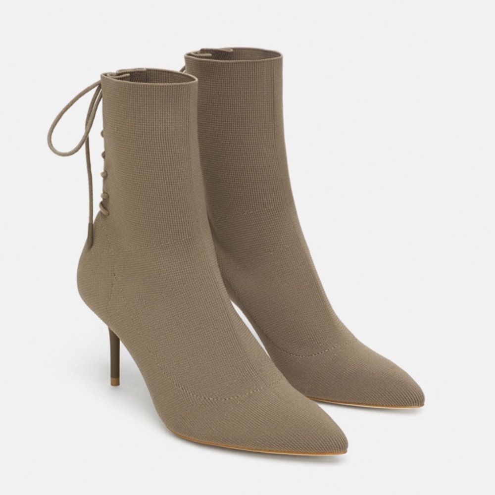 ZARA High Heel Ankle Boot (NEW)